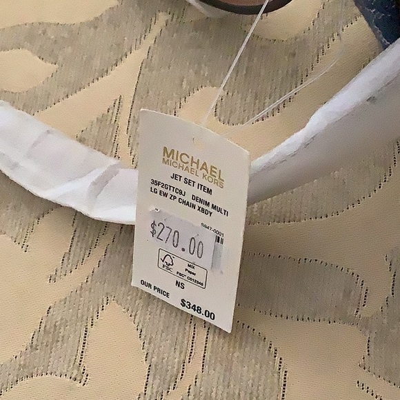 Amazing MK Denim Jet Setter Crossbody💙💙💙NWT - Picture 7 of 12